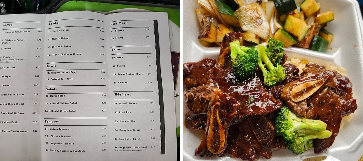 GogoYaki Japanese Grill Menu